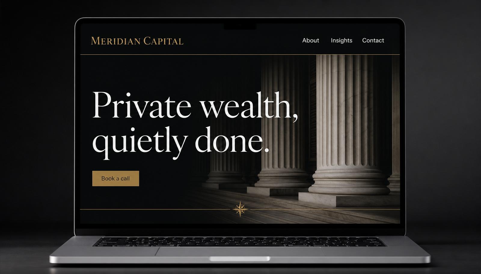 Meridian — Concept build · Financial services